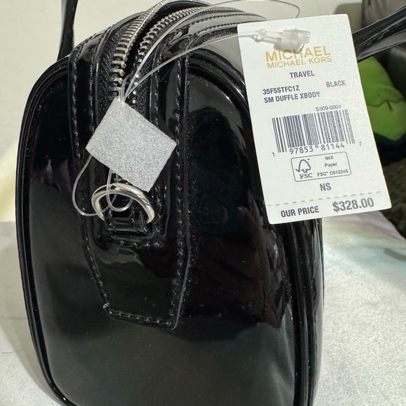 Michael Kors Patent Leather Black Mini Bag - Picture 4 of 4